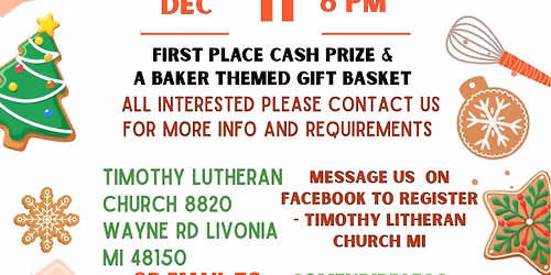 Timothy Lutheran Church\u2019s Christmas Cookie Bake Off