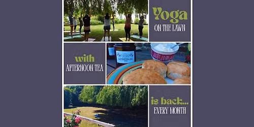 Yoga on the Lawn with Afternoon Tea