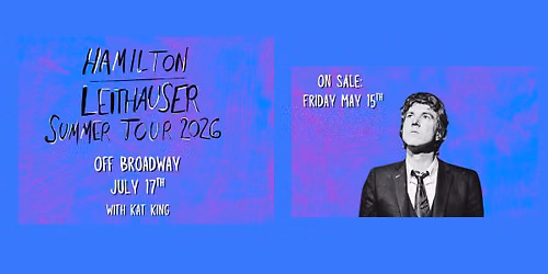 Hamilton Leithauser - Summer 2026 Tour