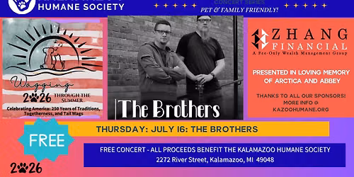 THE BROTHERS: WAGGING THROUGH THE SUMMER 2026