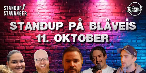 Standup på Blåveis - 11. oktober