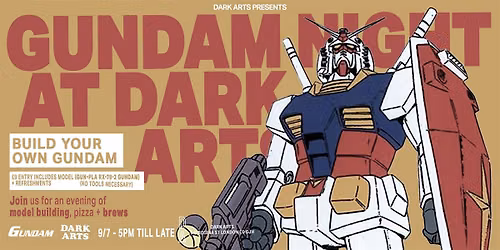 GUNDAM NIGHT AT DARK ARTS COFFEE