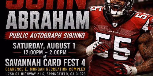 John Abraham Public Autograph Signing