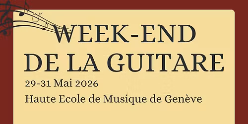 Week-end de la guitare 2026