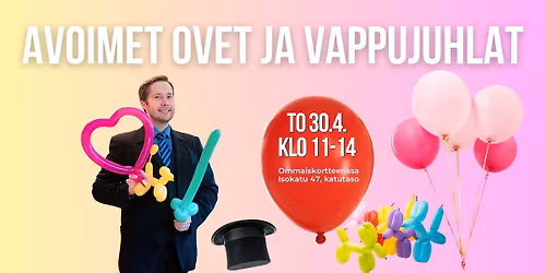 Avoimet ovet ja Vappujuhlat Ommaiskortteerissa