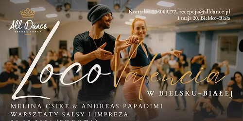 LOCO VALENCIA w Bielsku-Bia\u0142ej \/ Festiwal salsy kuba\u0144skiej (warsztaty i impreza)