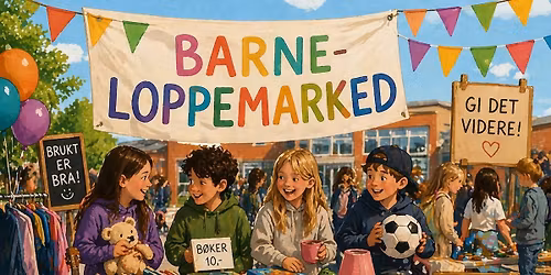 Barneloppemarked p\u00e5 Tjeldst\u00f8 skole