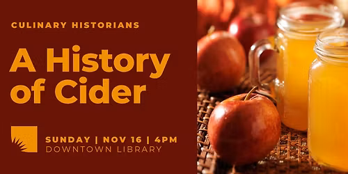 Culinary Historians | A History of Cider