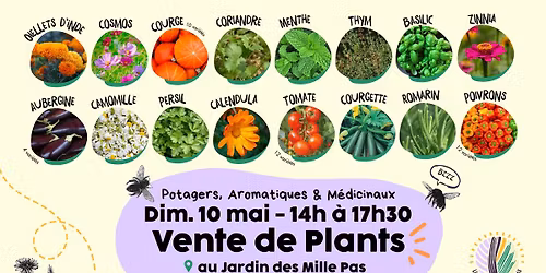 \u2728\ud83c\udf31 SUPER VENTE DE PLANTS au Jardin des Mille Pas \ud83c\udf31\u2728