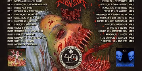 Cannibal Corpse at The Fillmore Charlotte