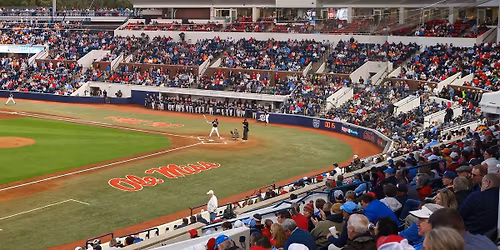 Parking Arkansas State Red Wolves at Ole Miss Rebels Baseball