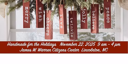 The Lincoln Cultural Center's 12th Annual Handmade for the Holidays