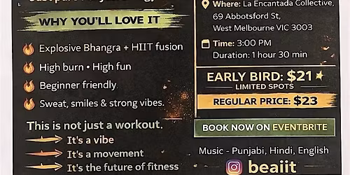 BHANGRA+ HIIT FUSION