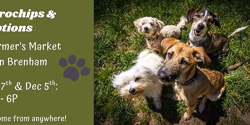 Brenham Farmer's Market- FREE adoptions & microchips 