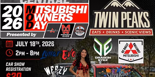 Mitsubishi Owners Day (Central) 2026 Hosted By Twin Peaks