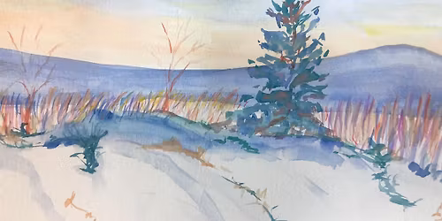 Watercolor Landscape Painting