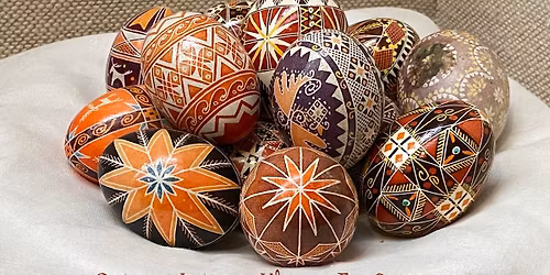 Pysanky Inspired Wooden Egg Decorating