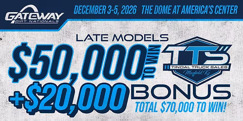 2026 Gateway Dirt Nationals -  3 Day Pass at The Dome at America's Center