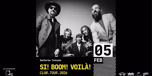 SI! BOOM! VOIL\u00c0! \u2013 CLUB TOUR 2026