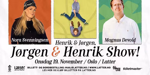 Henrik & J\u00f8rgen, J\u00f8rgen & Henrik Show