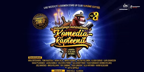 KOMEDIAKAPTEENIT VOL. 3 - HELSINGIST\u00c4 31.10.2026