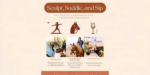 Sculpt, Saddle & Sip