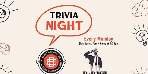Trivia Night at Elicit FFLD!