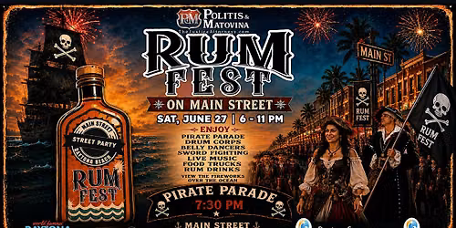RUMFEST Street Party 2026 - Main Street, Daytona Beach