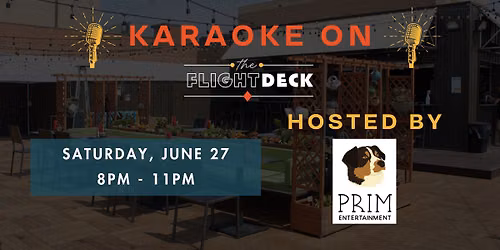 ROOFTOP KARAOKE ON THE FLIGHT DECK
