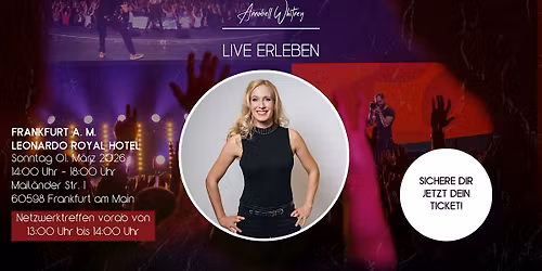 SPEAKERS ON STAGE presented by Annabell Whitney