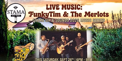 FunkyTim & The Merlots @ Stama Winery