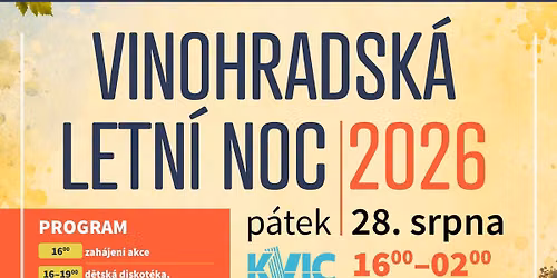 Vinohradsk\u00e1 letn\u00ed noc a noc pln\u00e1 hit\u016f 2026
