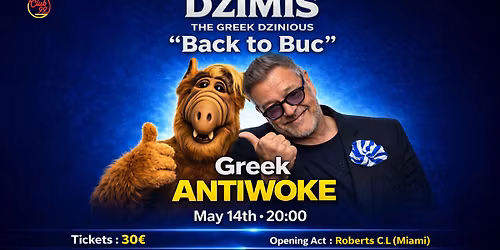 Dzimis Tsapas "The Greek Dzinious" | Back to Buc | English Stand Up Comedy @Club99