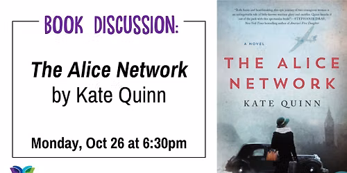Bookn' with Friends: The Alice Network by Kate Quinn