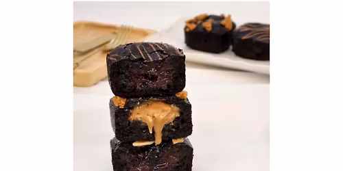 Ultimate Blackout Brownies Trio: Coffee Kahlua, Rum Raisins, Peanut Butter