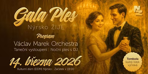 Gala ples N\u00fdrsko \u017dIJE 2026