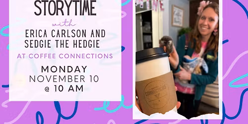 FREE Storytime with Erica Carlson