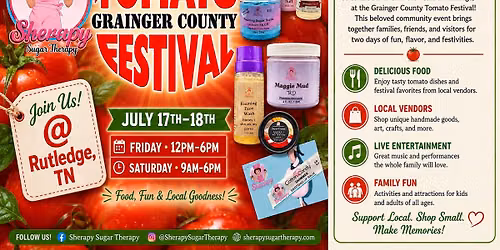 Sherapy Sugar Therapy @ Grainger County Tomato Festival