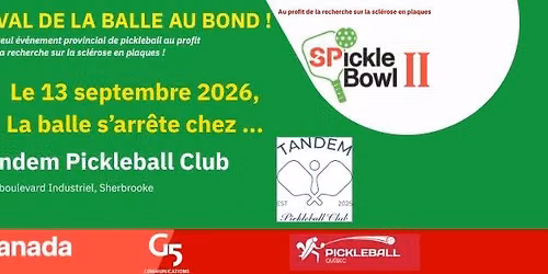 Festival de la balle au bond ! Tandem Pickleball Club