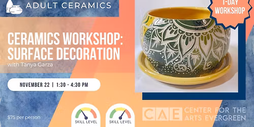 1-DAY WORKSHOP: Surface Decoration with Tanya Garza