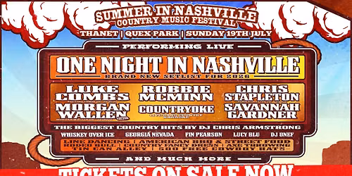 Summer In Nashville - Thanet 2026