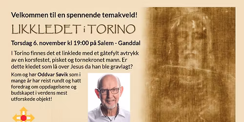 Likkledet i Torino - Bymenigheten-Sandnes