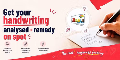 Get your Handwriting Analysed on the Spot + Remedy