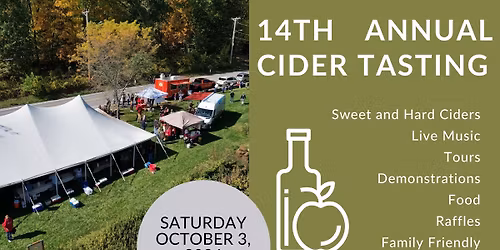 14th Annual Cider Tasting