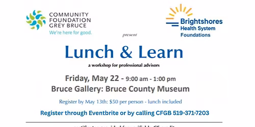 Lunch & Learn - A Workshop for Professional Advisors