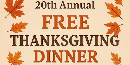 FREE COMMUNITY THANKSGIVING DIINER