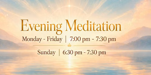 Sunday Evening Meditation