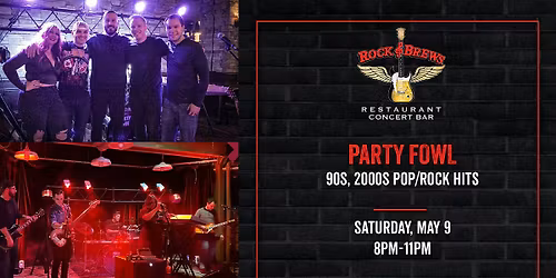 PARTY FOWL 90s-2000s COVER BAND @ Rock & Brews Royal Oak