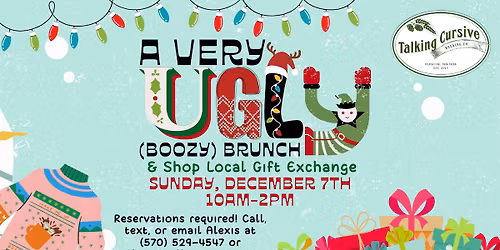 A Very UGLY (Boozy) Brunch & Shop Local Gift Exchange
