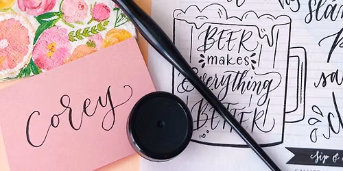 Modern Calligraphy for Beginners at Checkerspot Brewing Company